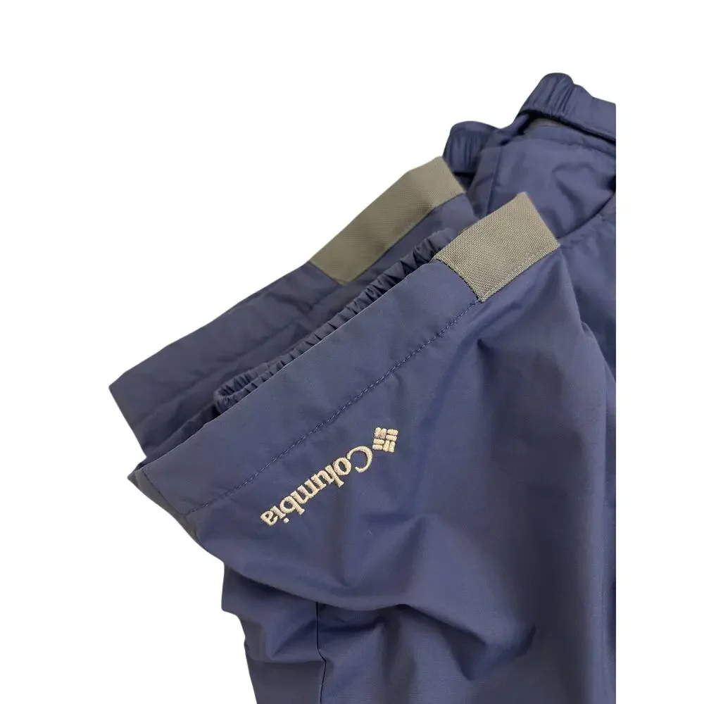 Columbia Omni-Tech Insulated Waterproof Blue Snow Pants Youth Small 8